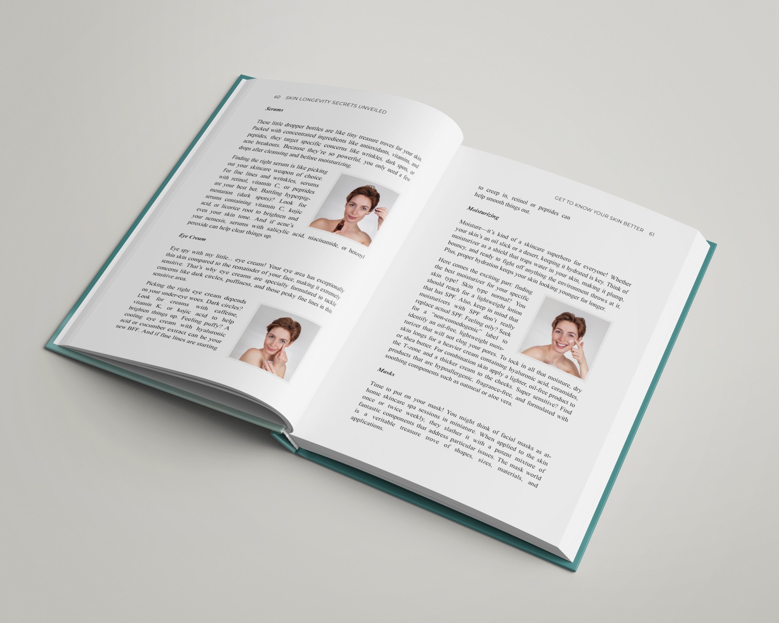 Inside the book, with illustrated explanations and practical sections